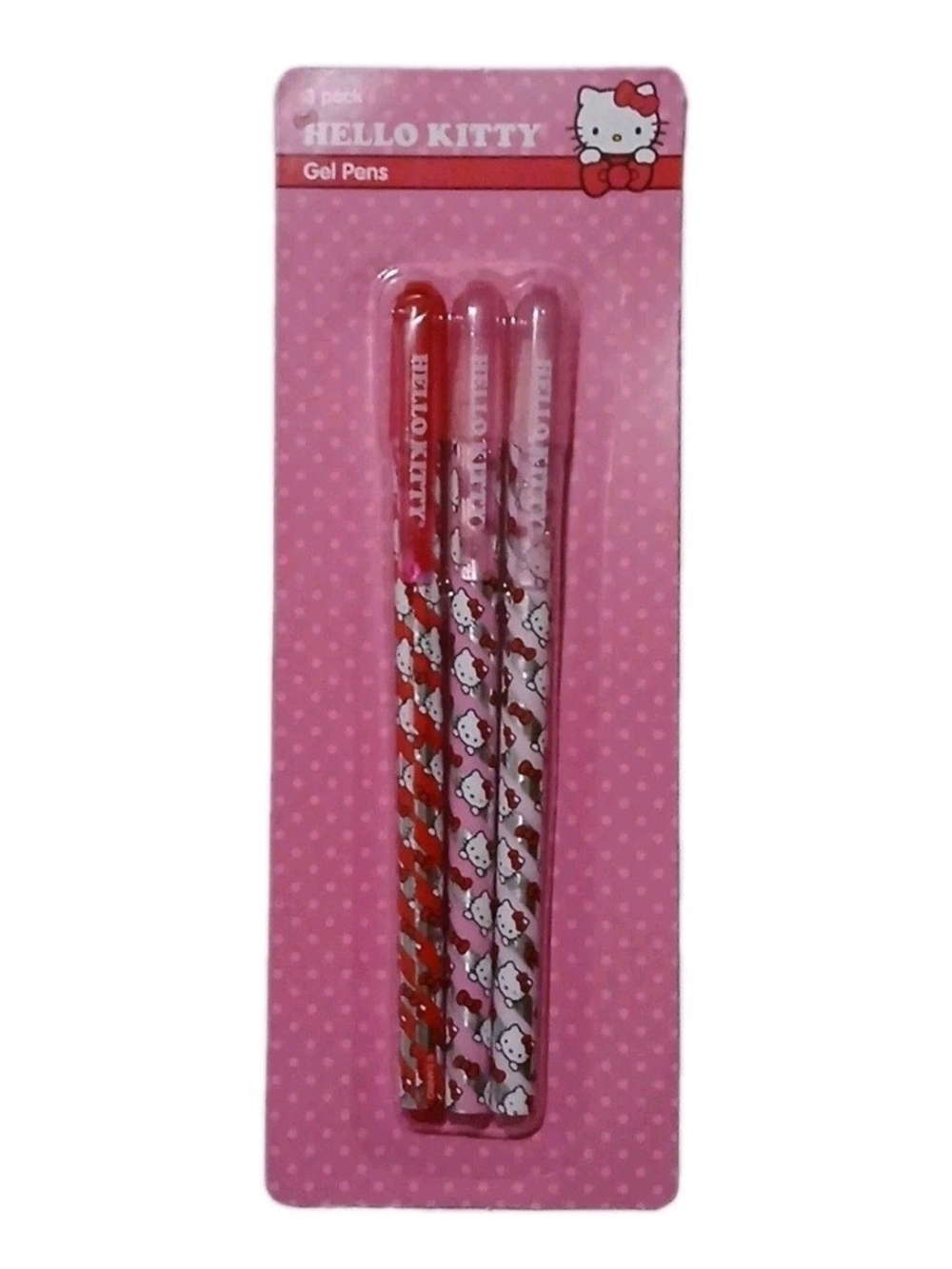Vintage Y2K Hello Kitty Gel Pen Set of 3 Sealed New